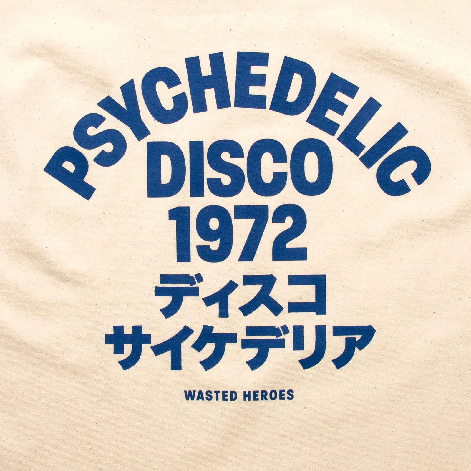 1972 Psychedelic Disco Back Print - Tshirt - Natural