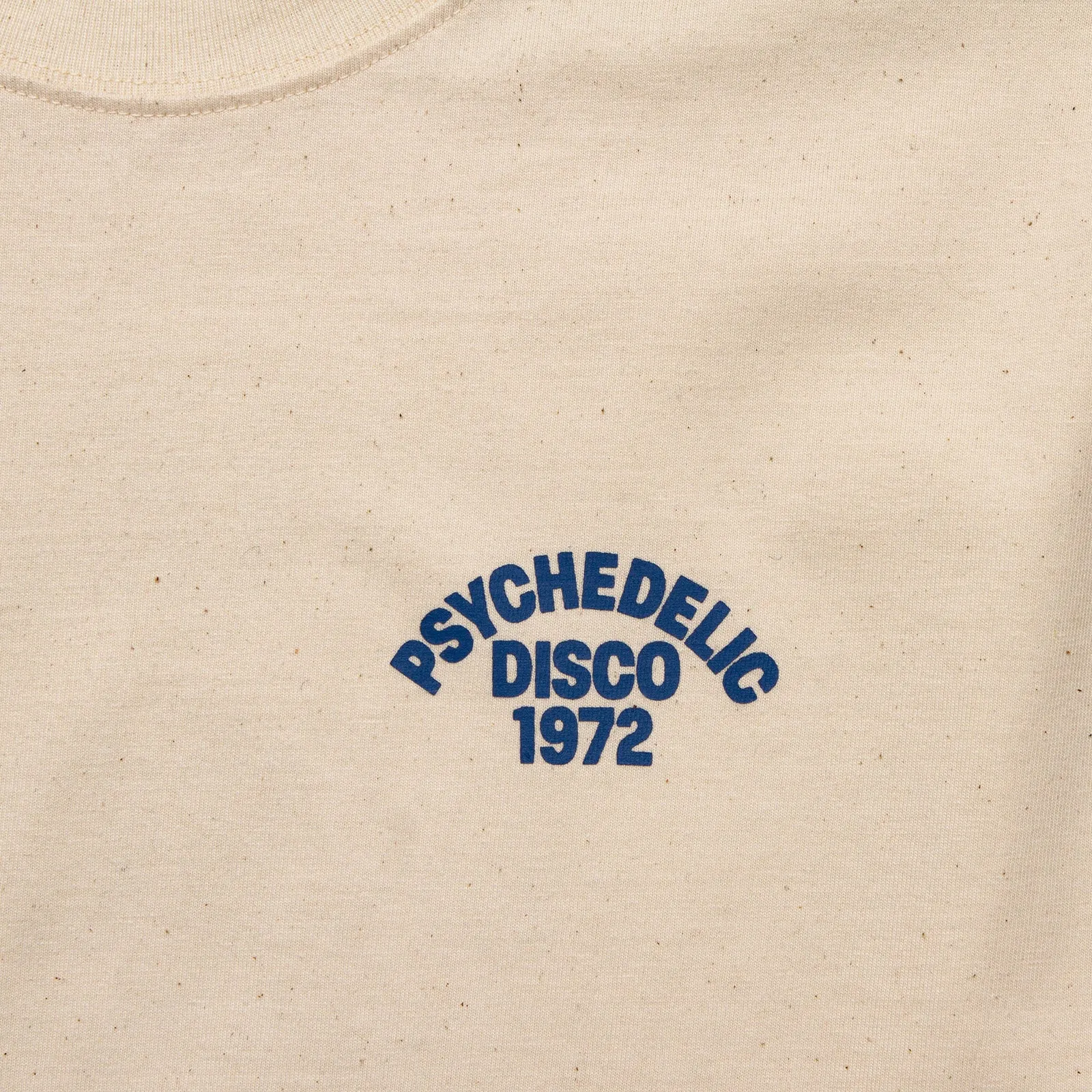 1972 Psychedelic Disco Back Print - Tshirt - Natural