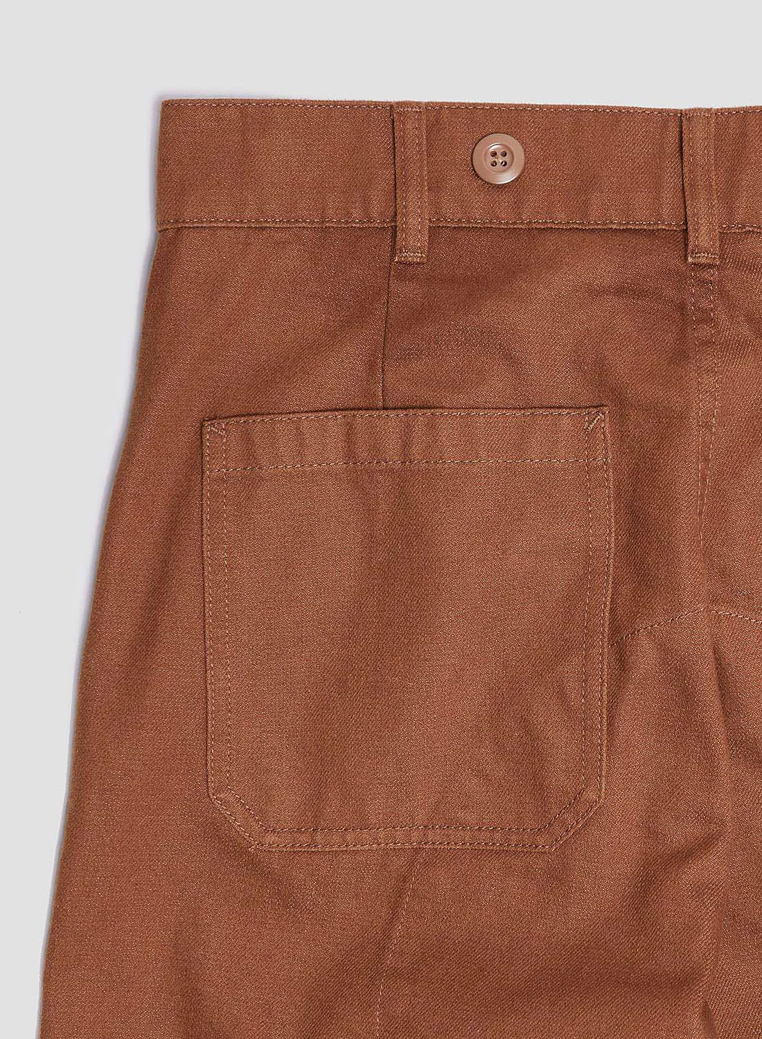 6 Pocket Pant Heavy Cotton in Brown