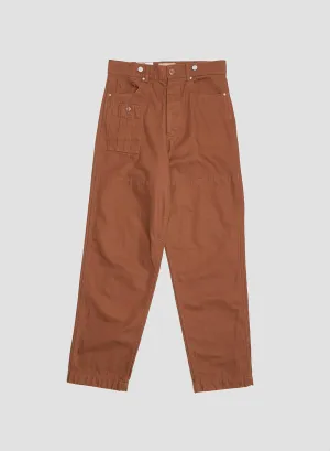 6 Pocket Pant Heavy Cotton in Brown