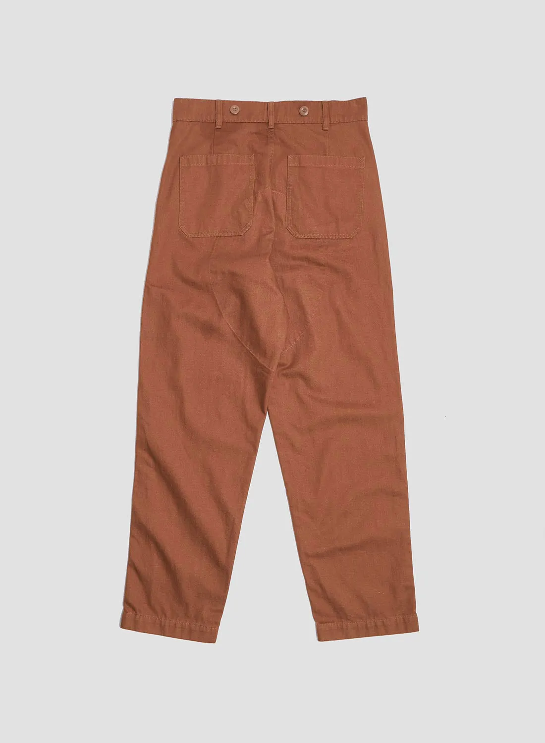 6 Pocket Pant Heavy Cotton in Brown