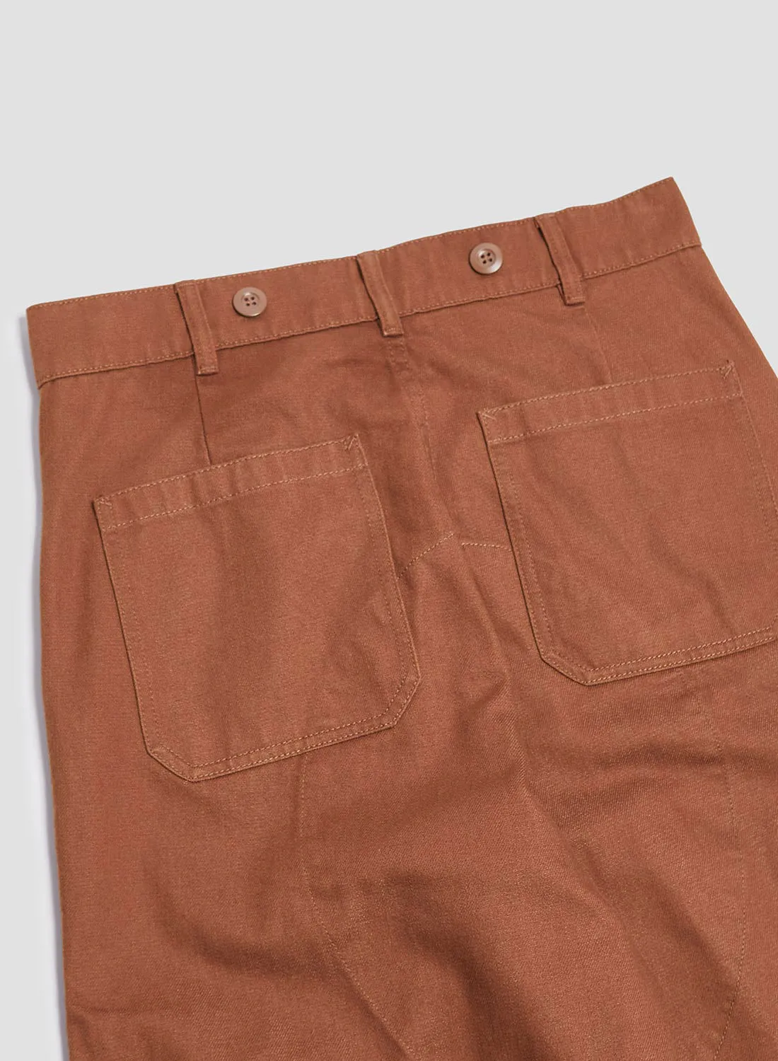 6 Pocket Pant Heavy Cotton in Brown