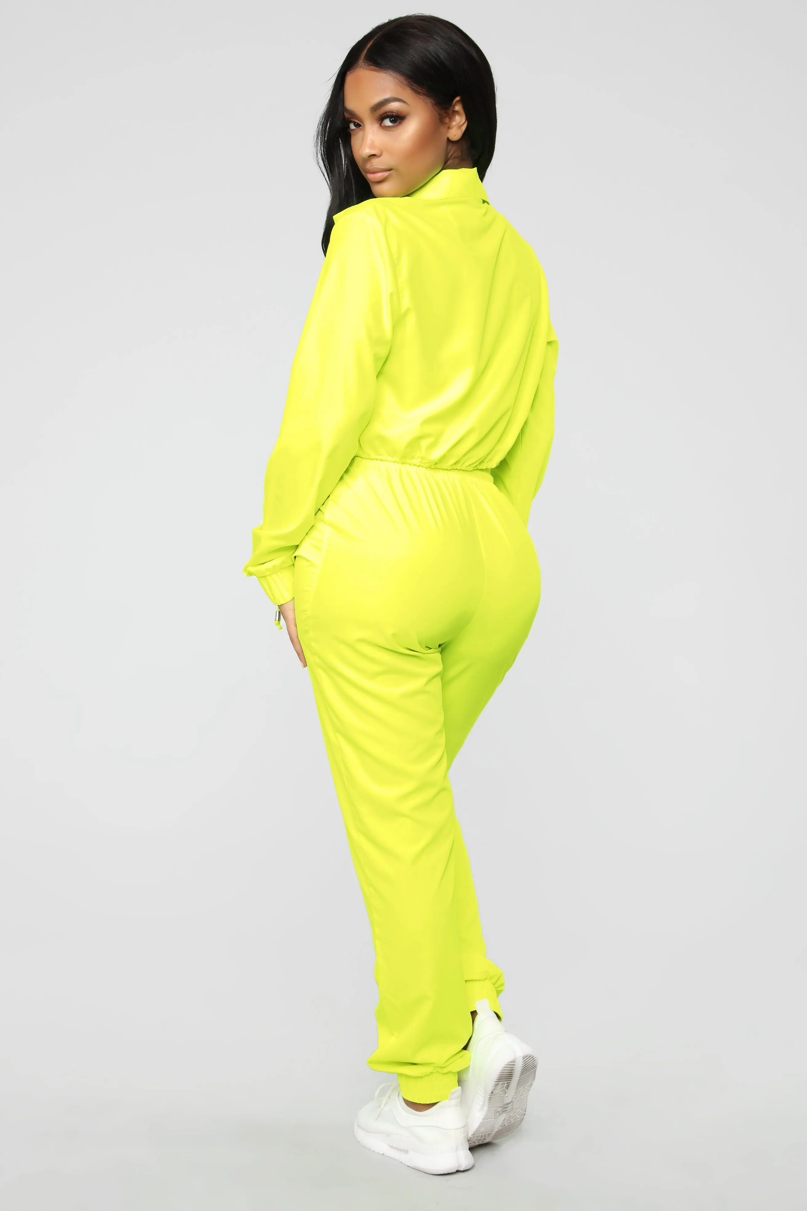 A Baddie Fasho Lounge Set - NeonYellow