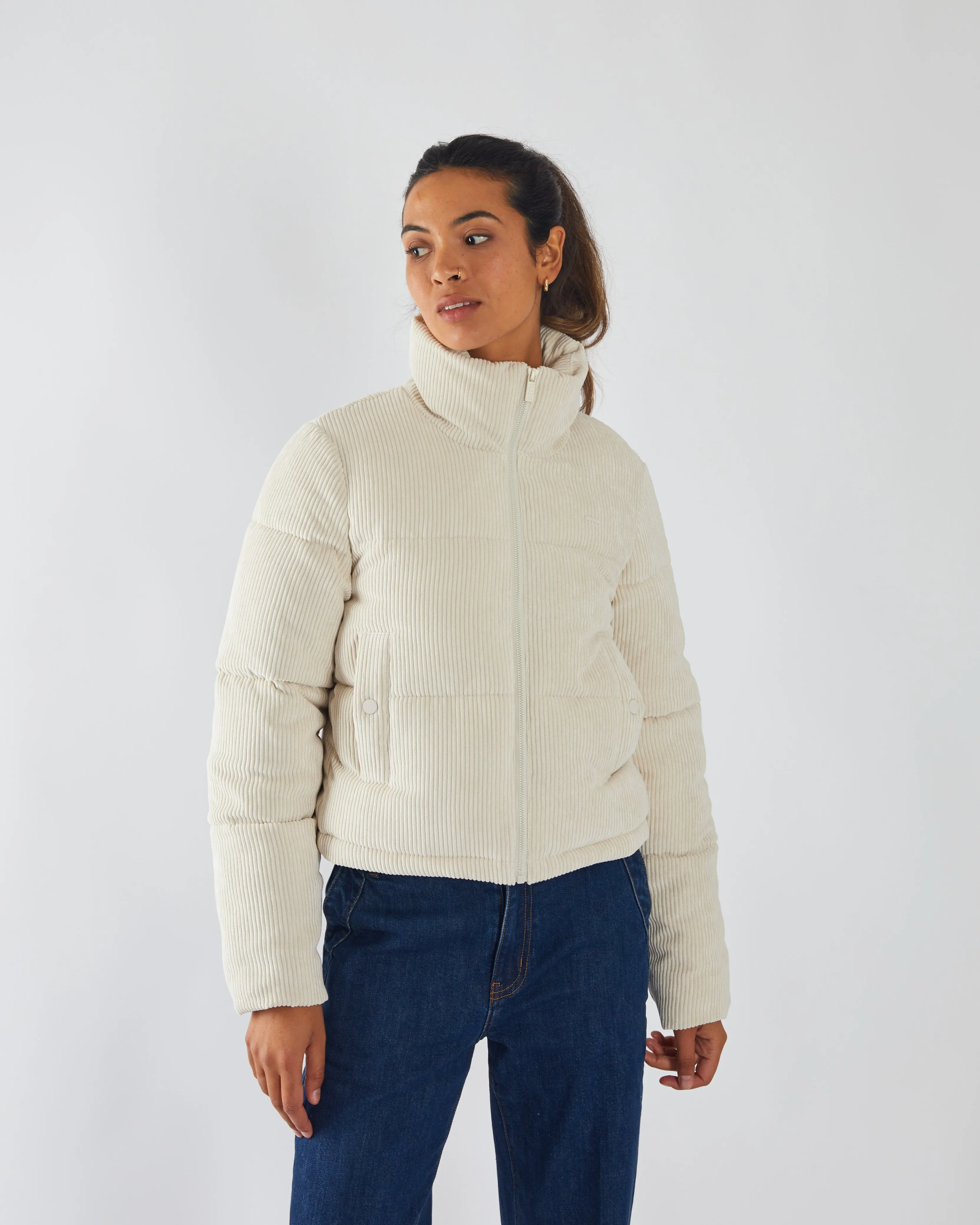 Abbey Jacket Stone White