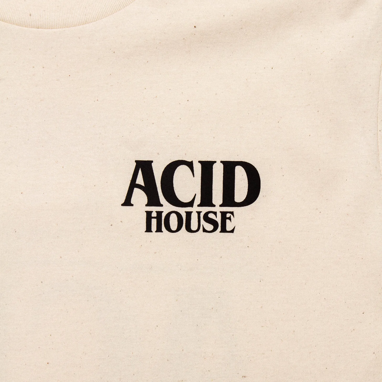 Acid House Premium Back Print - Tshirt - Natural