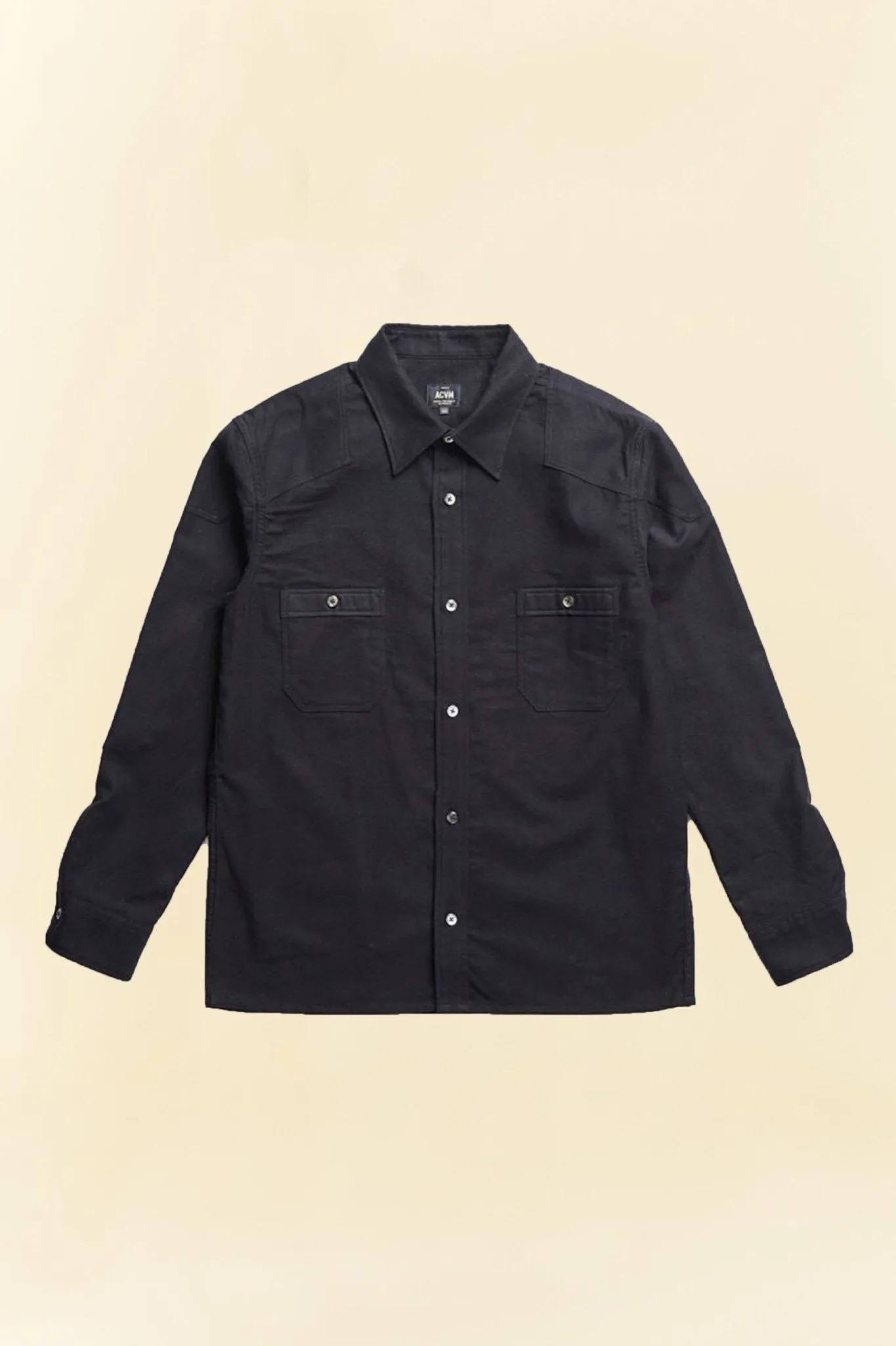 Addict Clothes ACVM Moleskin Shirt - Black