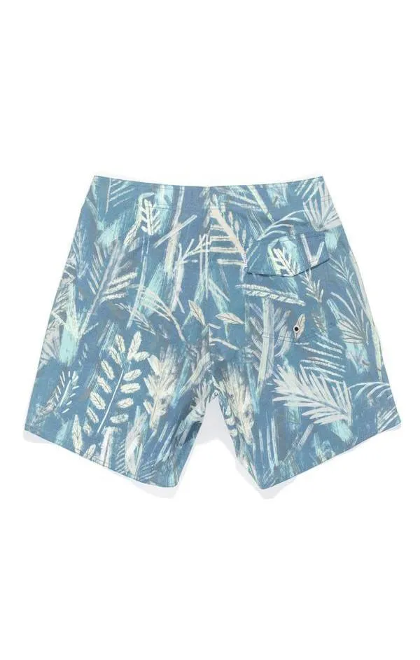 Afends Mens Easyrider - Jungle - Fixed Waist Board Short