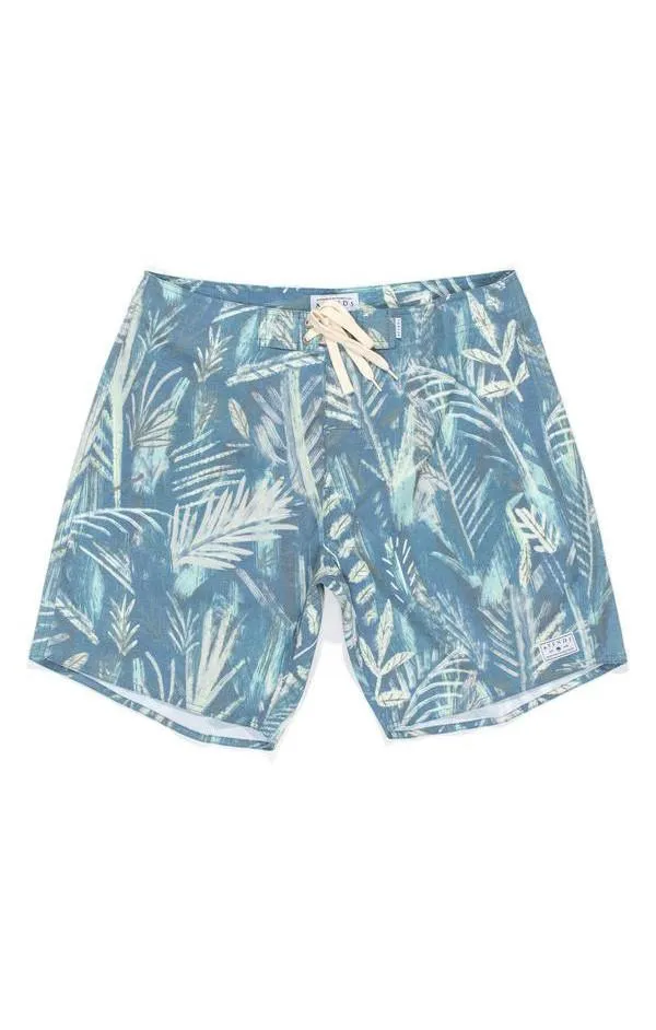 Afends Mens Easyrider - Jungle - Fixed Waist Board Short