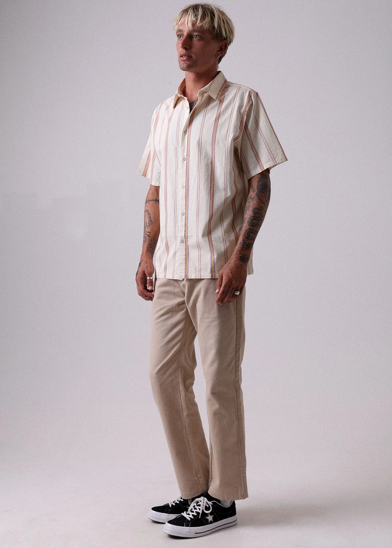 Afends Mens Point Plomer - Short Sleeve Shirt