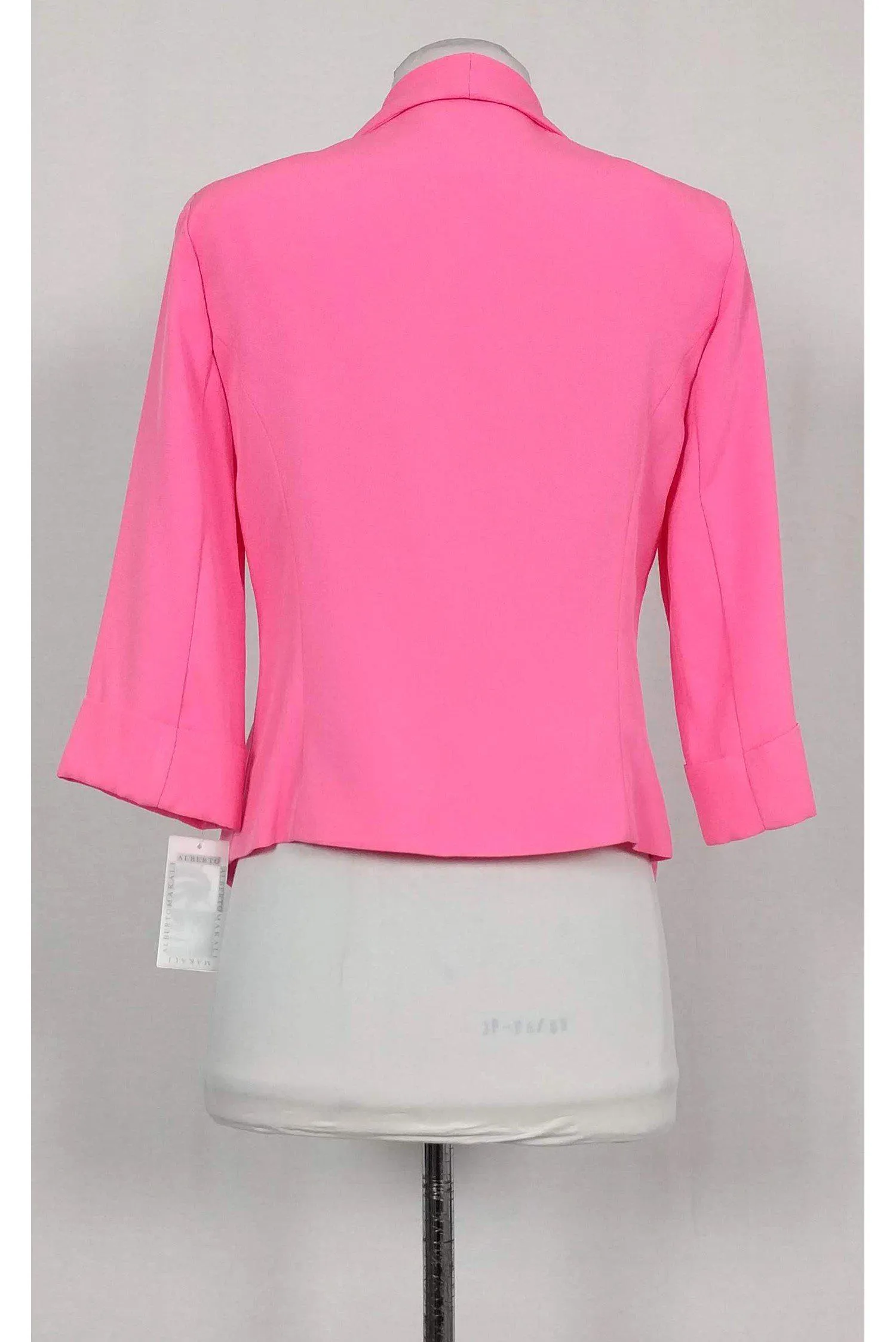 Alberto Makali - Neon Pink Asymmetrical Jacket Sz S