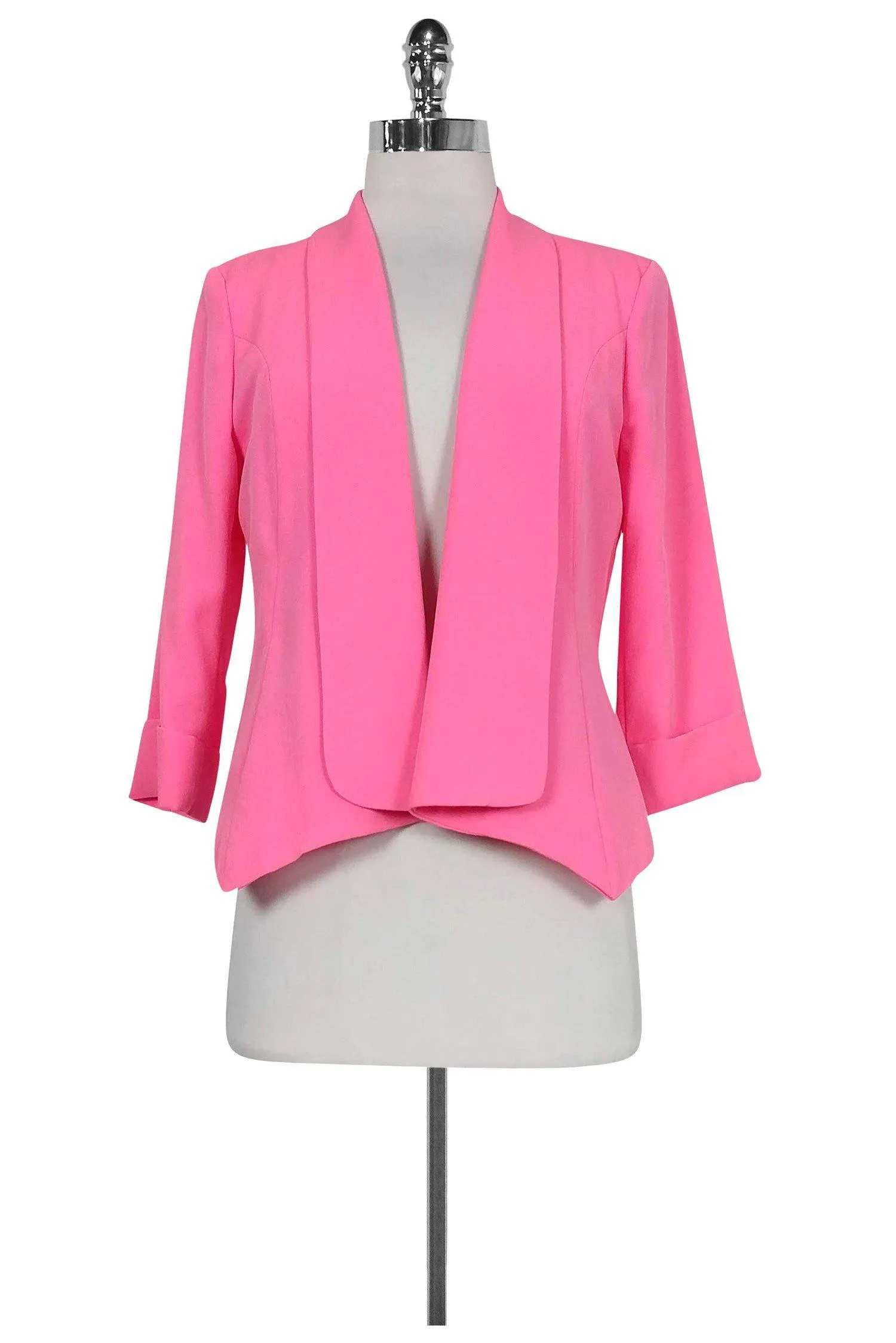 Alberto Makali - Neon Pink Asymmetrical Jacket Sz S