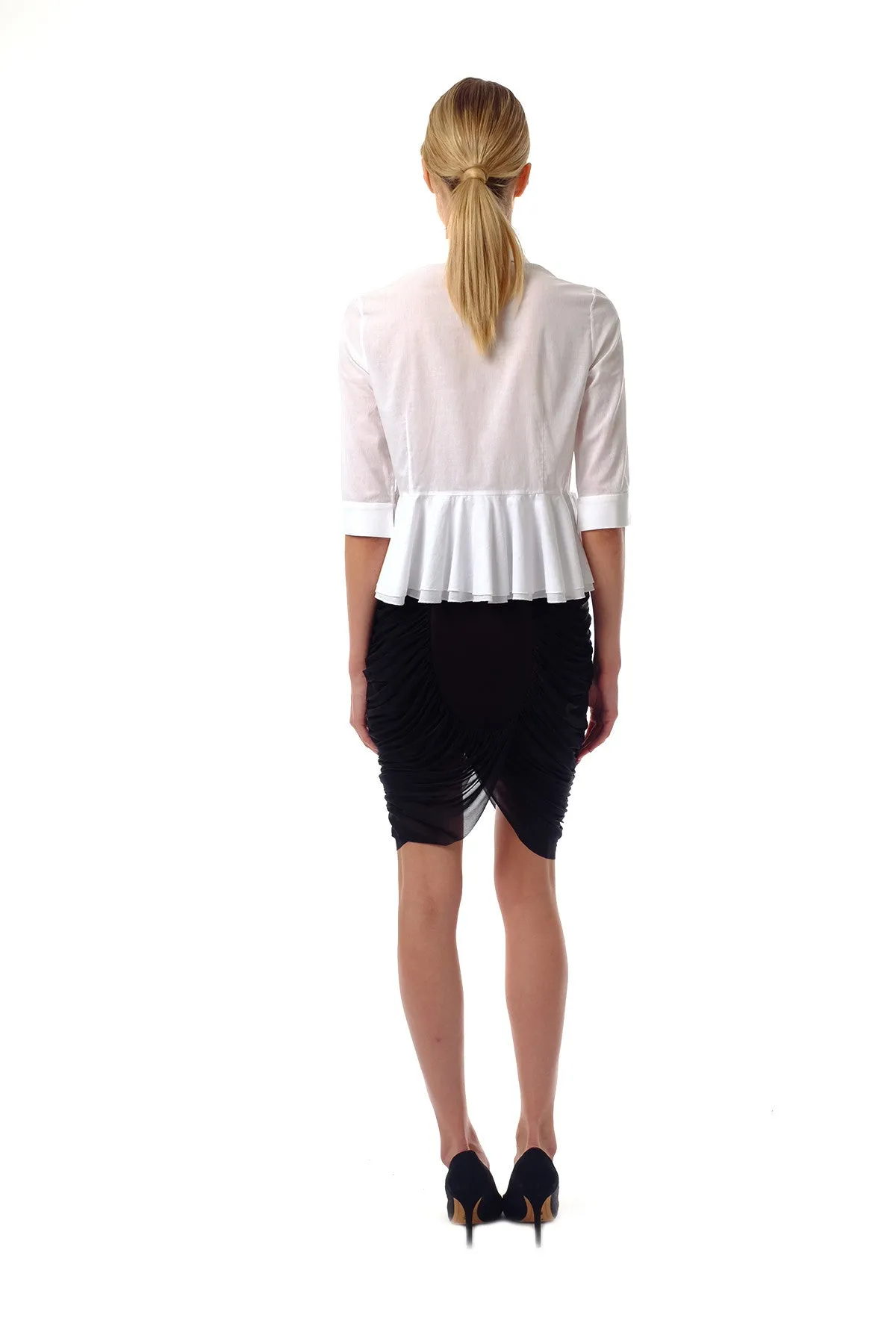 Alexis Jersey Drapery Skirt