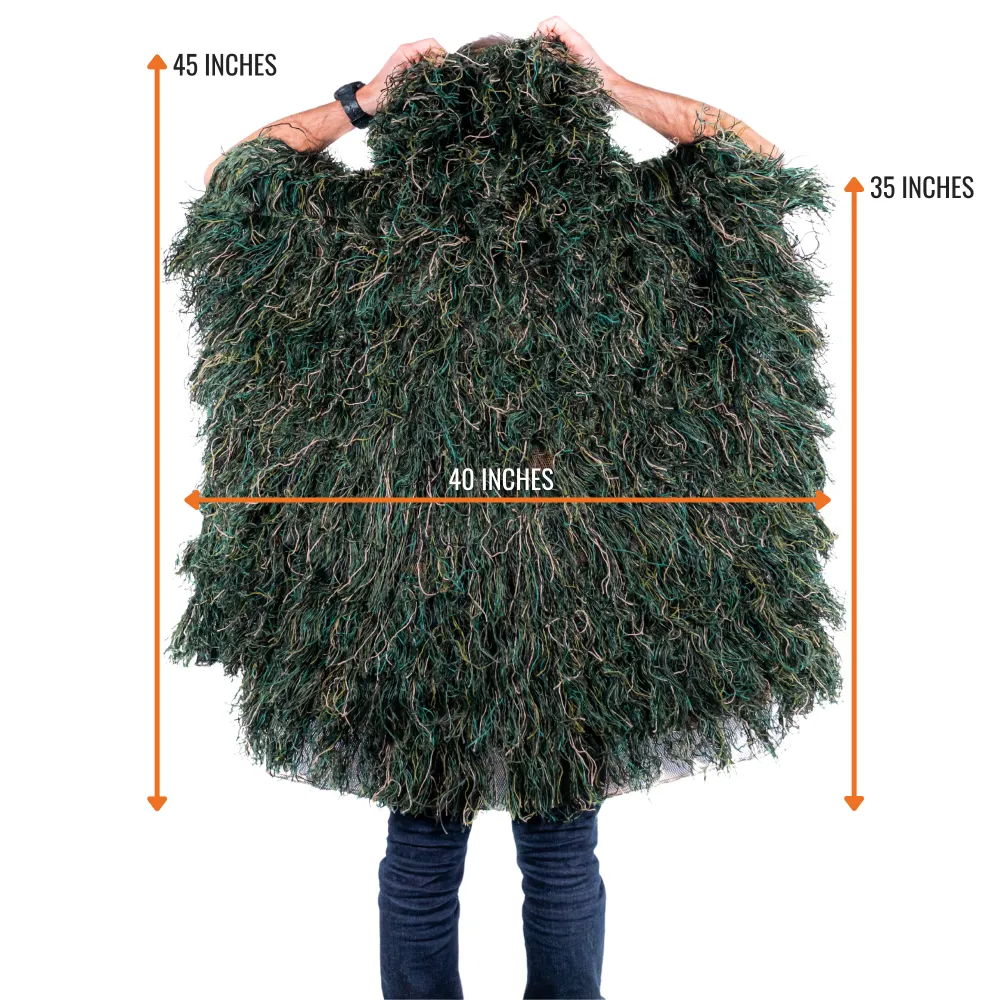 Arcturus Ghost Ghillie Poncho - Woodland