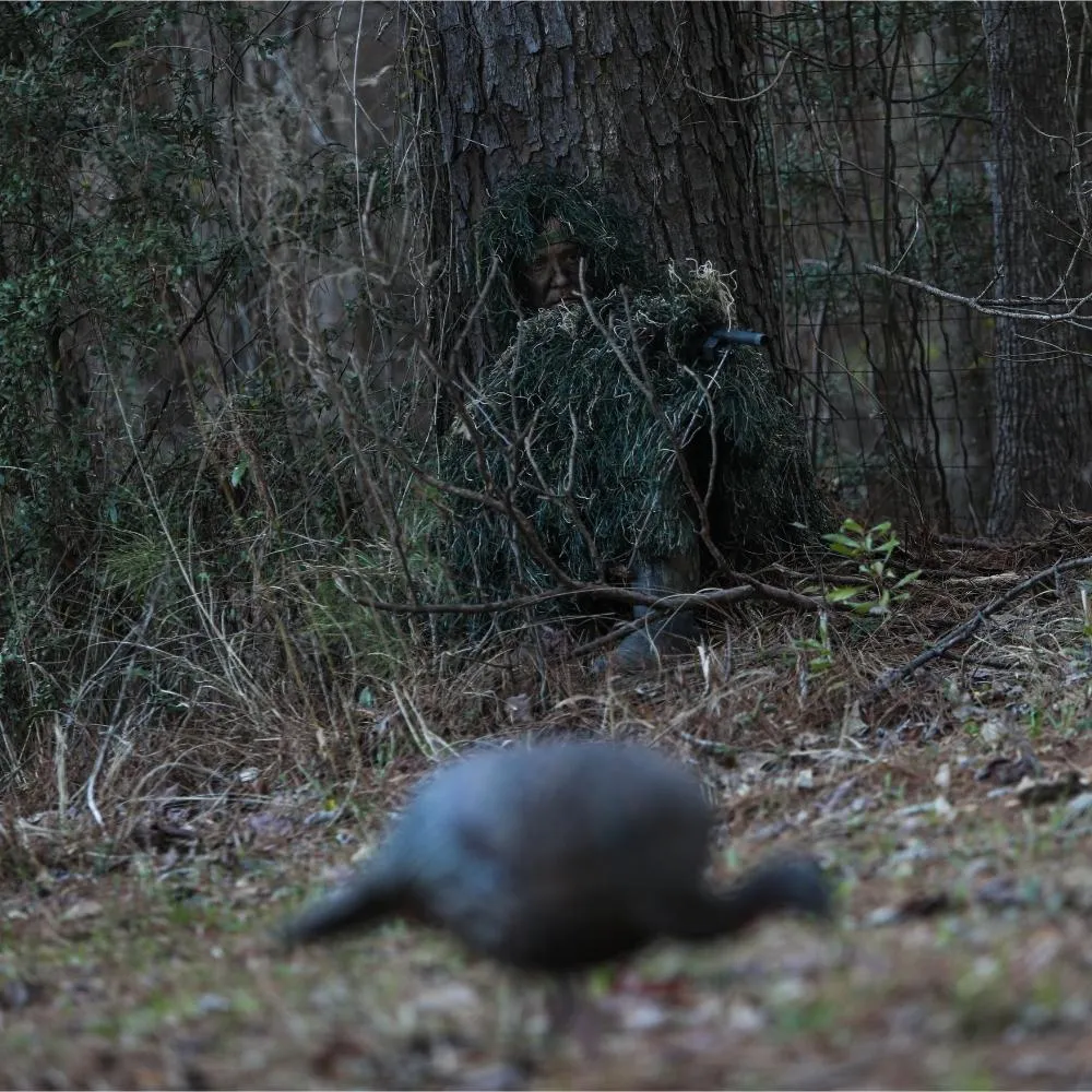 Arcturus Ghost Ghillie Poncho - Woodland