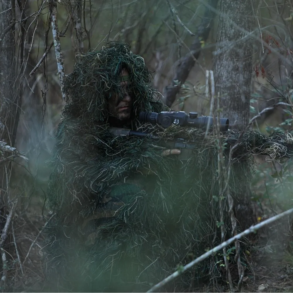 Arcturus Ghost Ghillie Poncho - Woodland