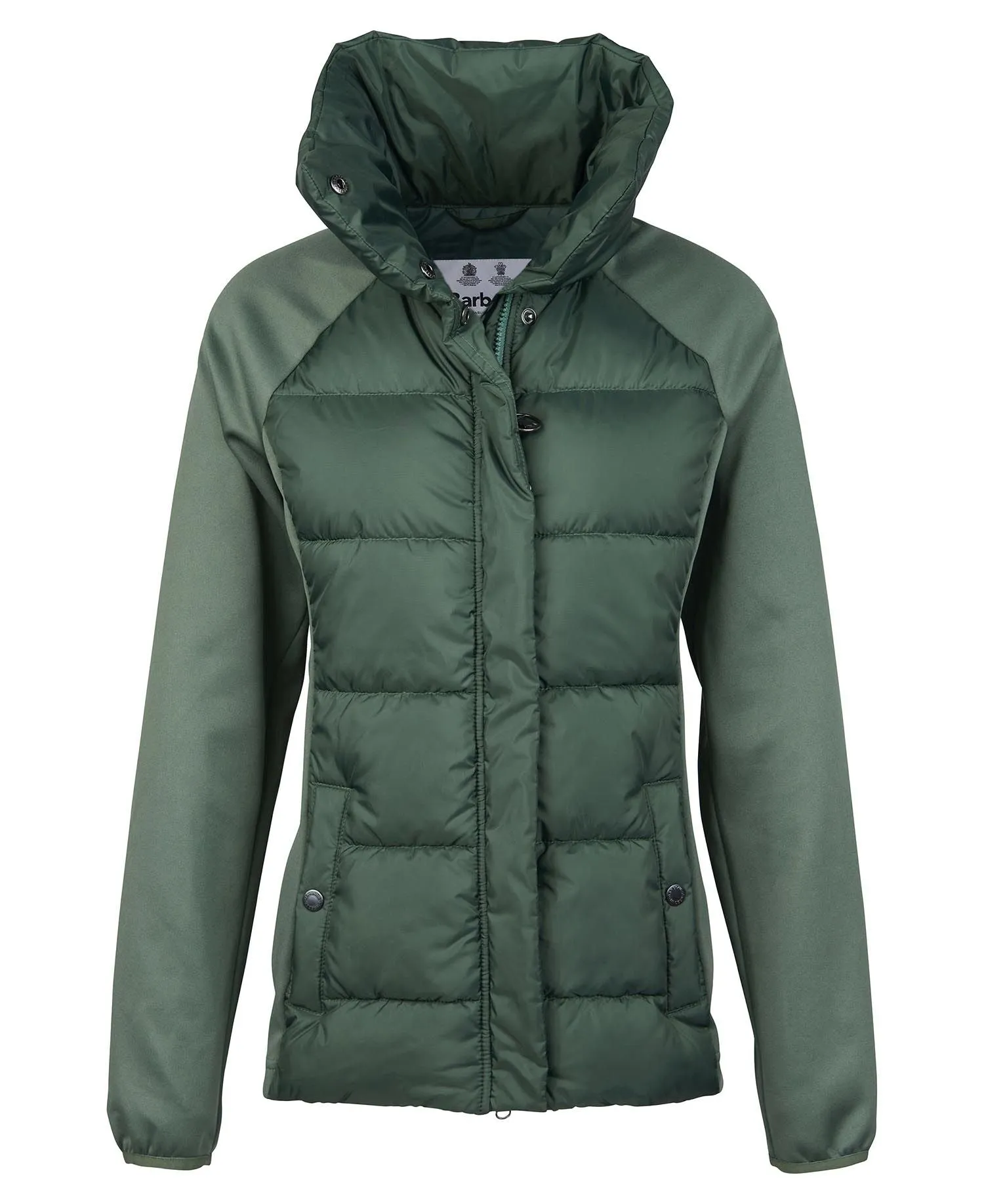 Barbour Langford Quilted Sweat Hybrid Coat LQS0025