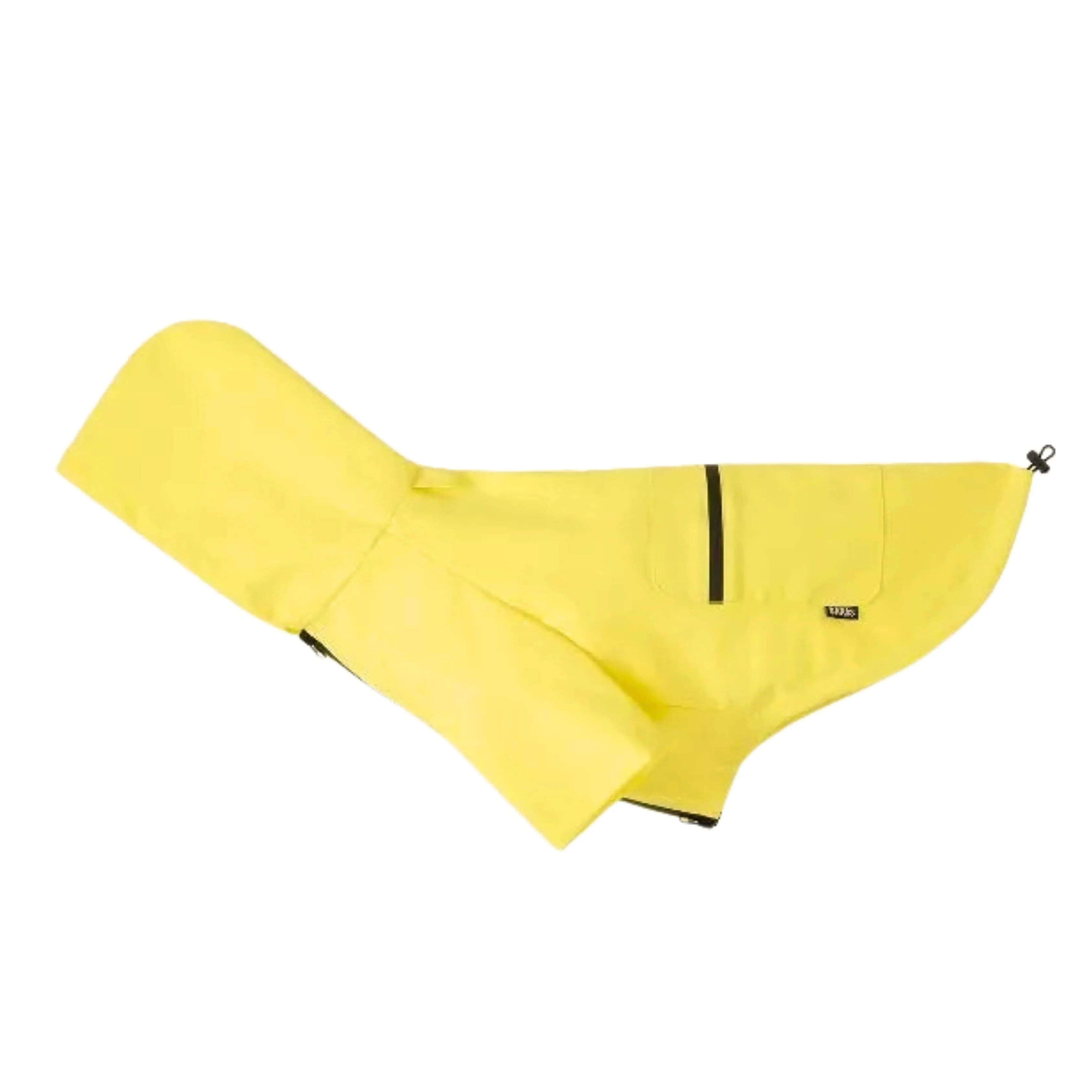 BARK - Dry Dog Hooded Yellow Raincoat