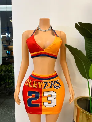 Basketball Jersey Skirt Set #4