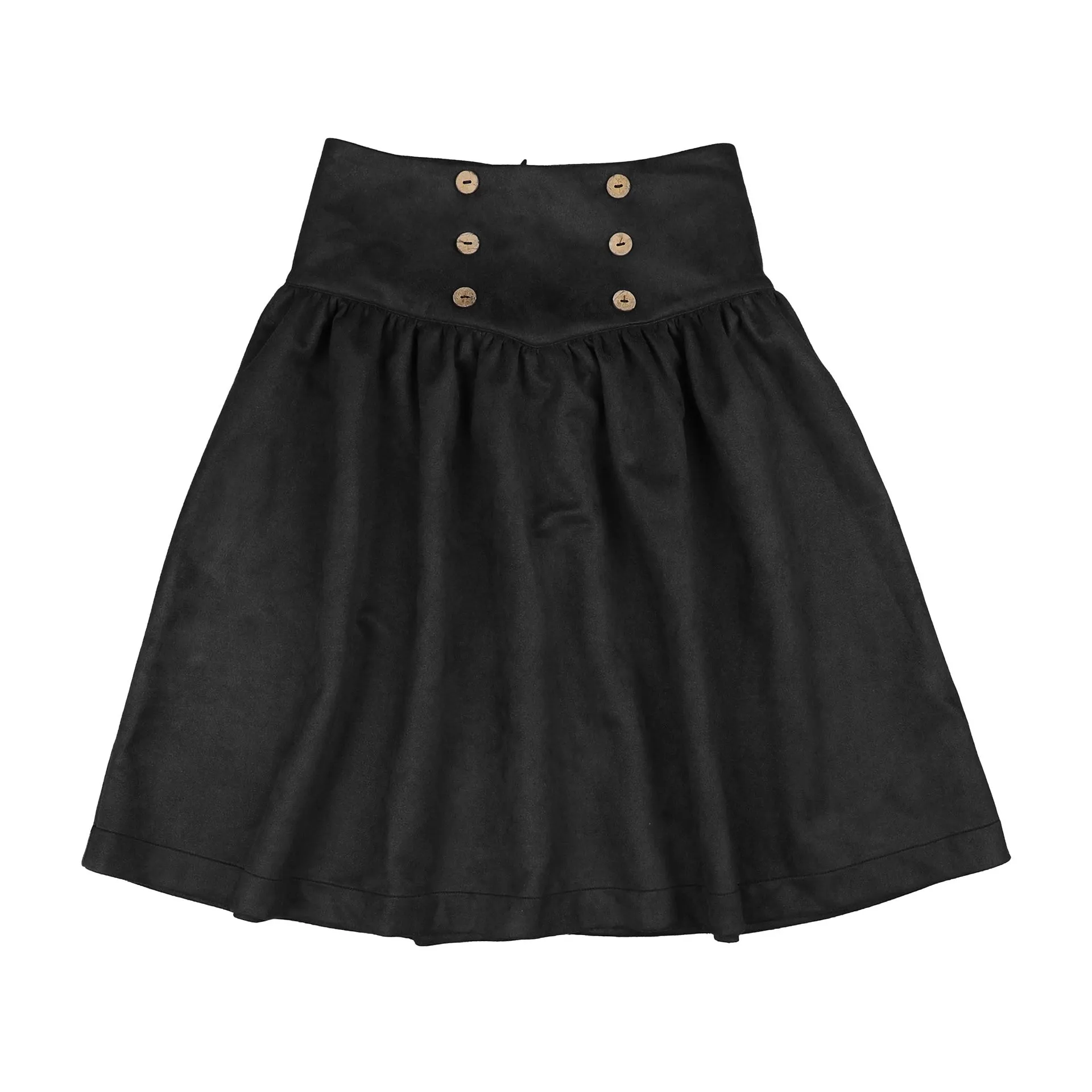 Belati Black Scuba Jersey Skirt (BSK331)