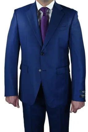 Berragamo "Reda" New Blue Sharkskin Suit