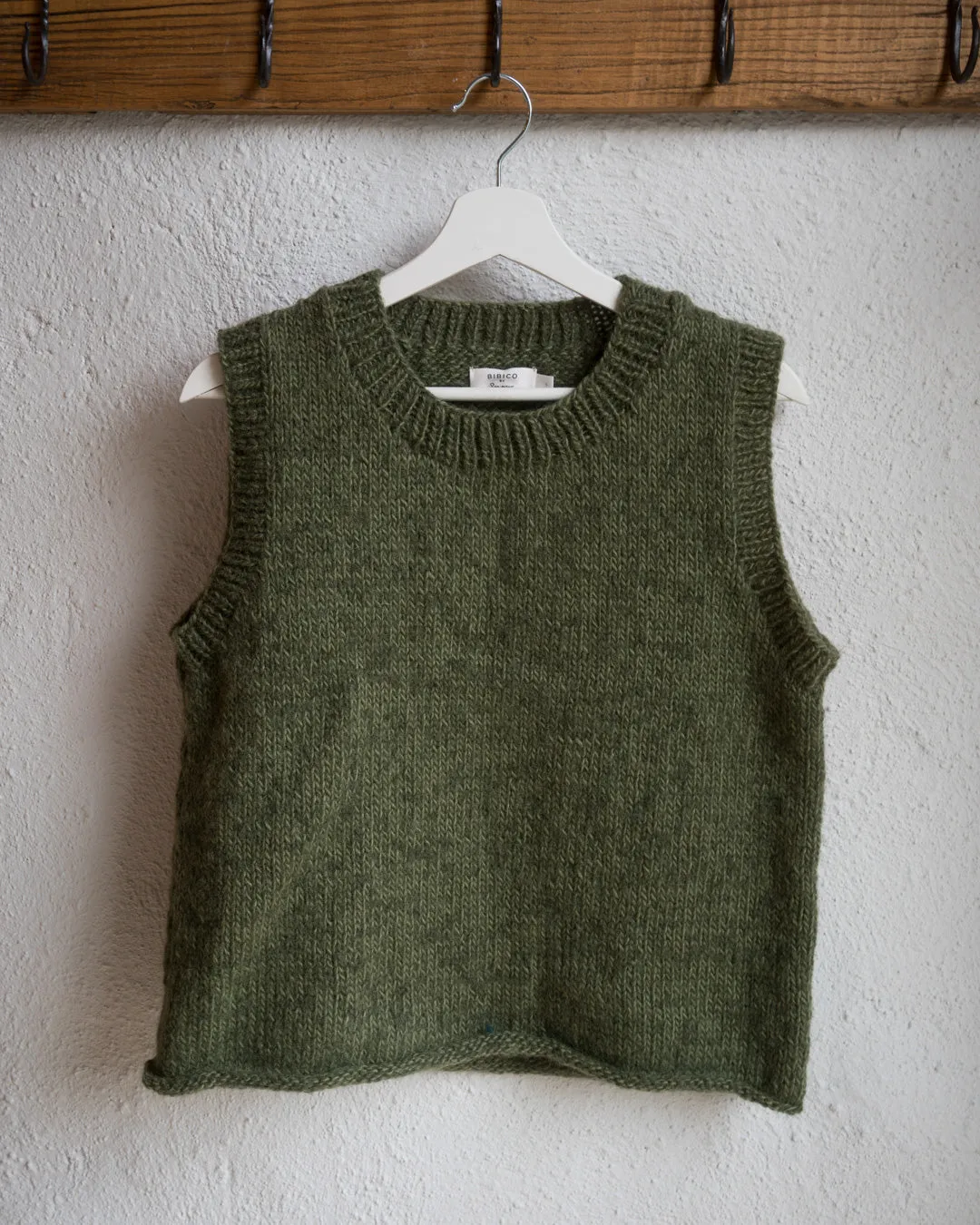 Bibico - Heather Knitted Vest - Moorland Green