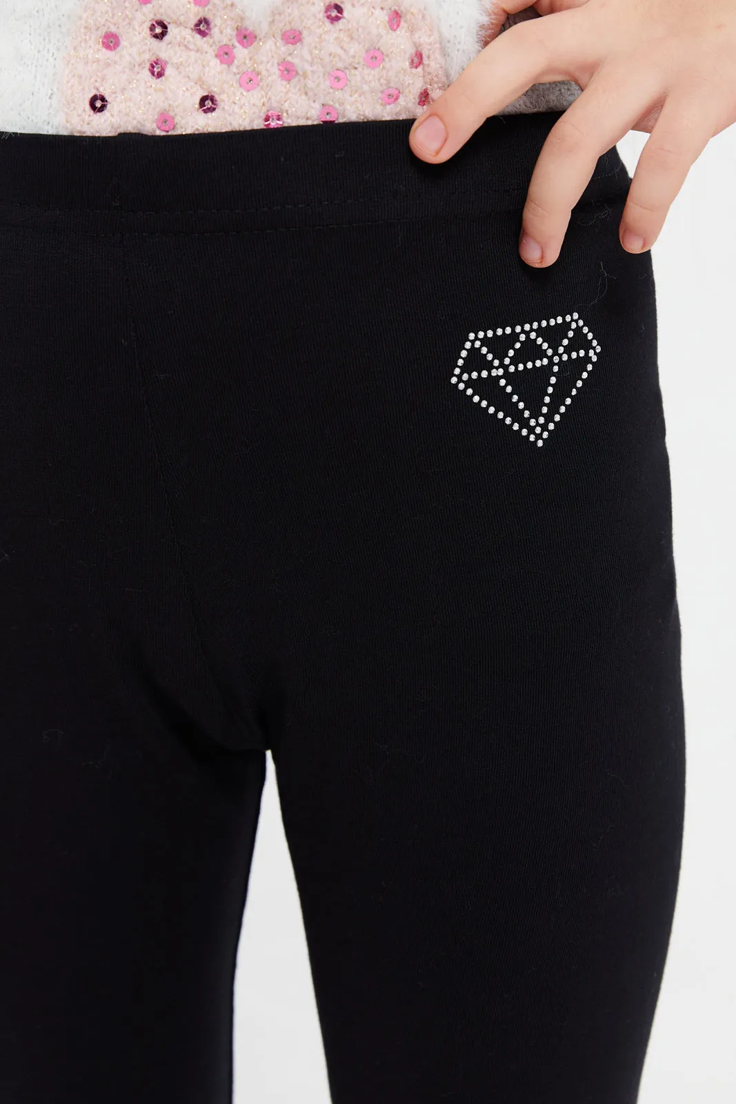 Black Basic Legging