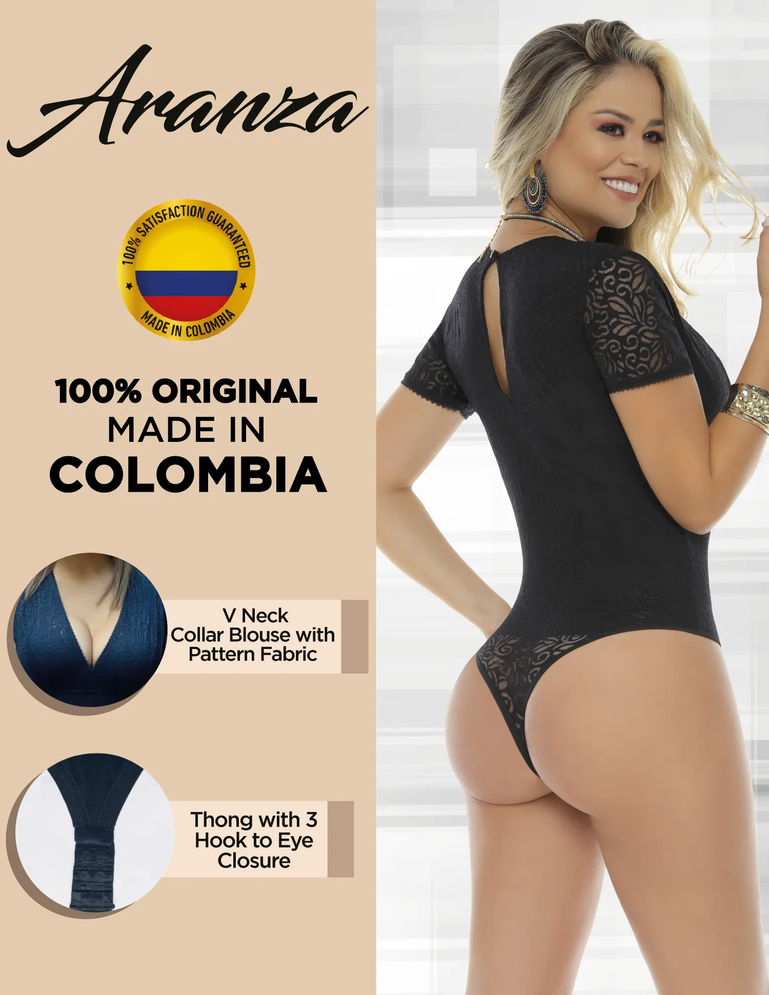 Bodysuit Shaper Blusa Faja  Fátima