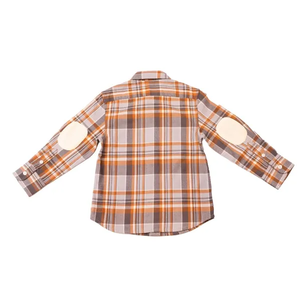 Boys Fall checked shirt