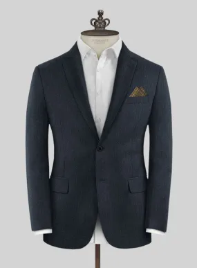 Bristol Muted Blue Herringbone Jacket