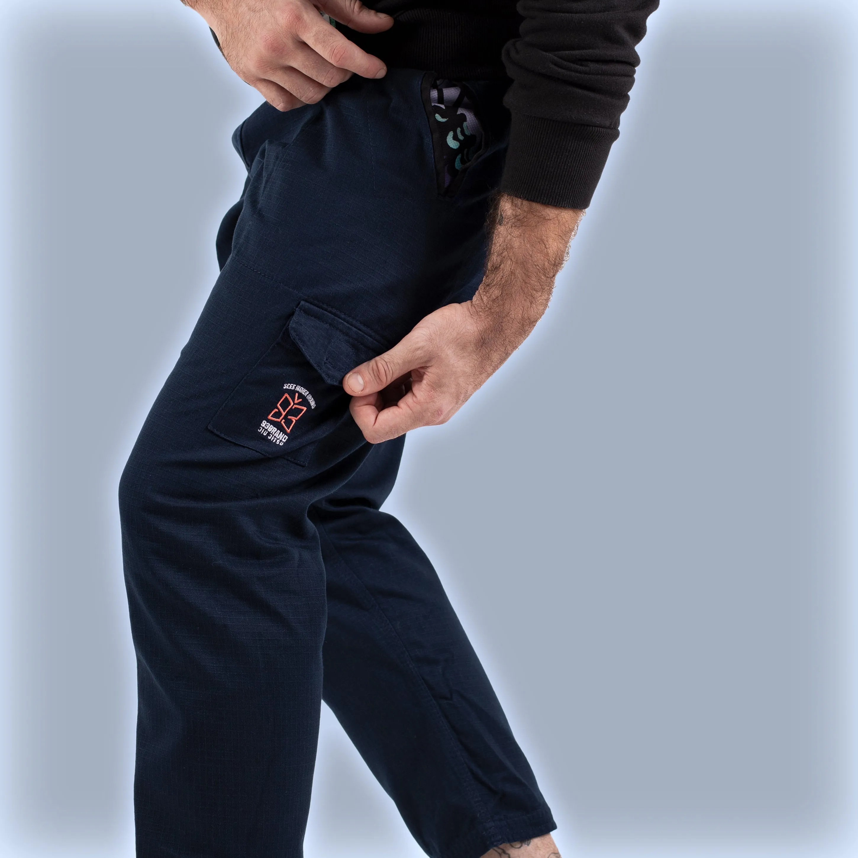 BUTTERFLY ORIGINALS Casual Gi Pants - Dark Blue