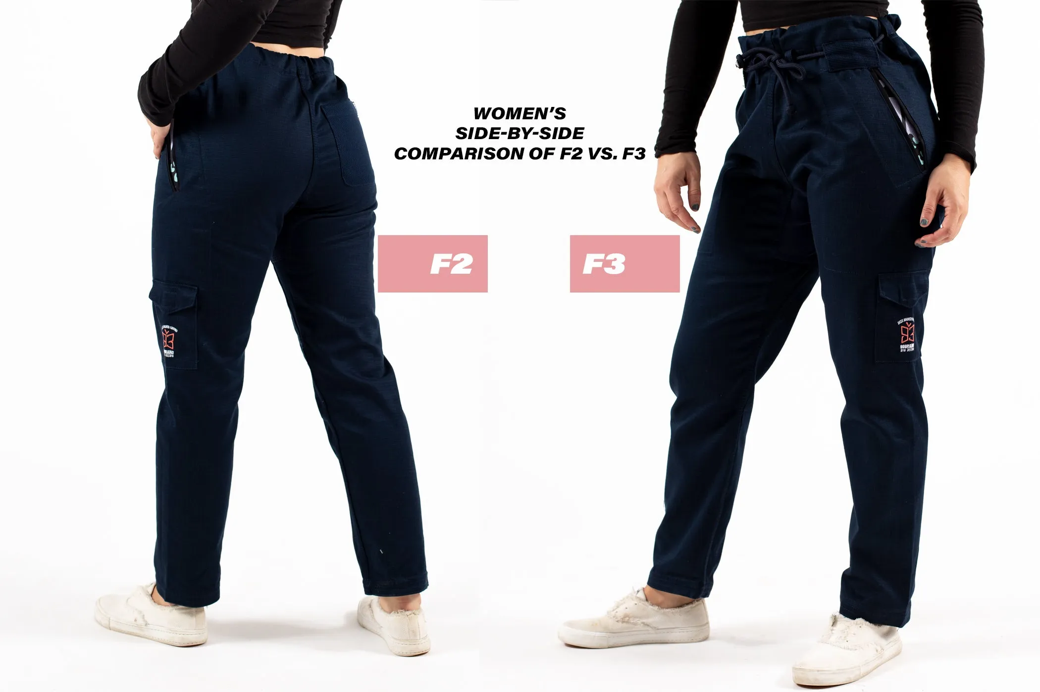 BUTTERFLY ORIGINALS Women's Casual Gi Pants - Dark Blue