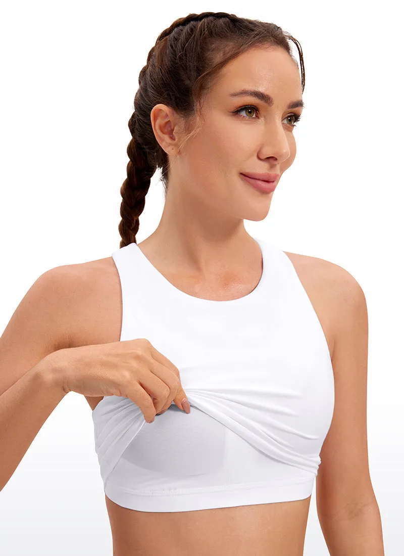 Butterluxe High Neck Racerback Tank