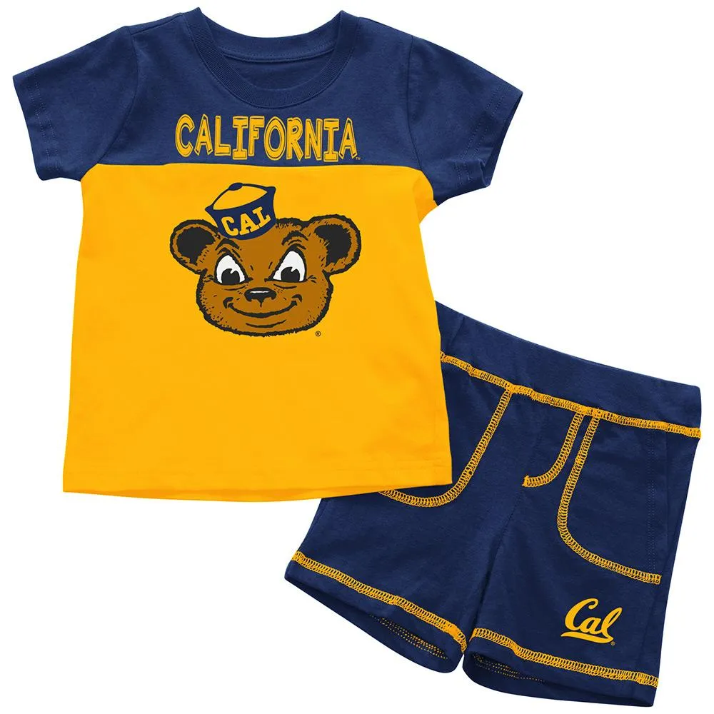 California Golden Bears Colosseum BABY INFANT Cotton Shorts & Tee Outfit Set