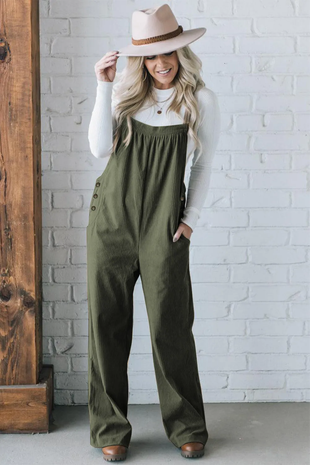 Camo Denim Jumpsuit