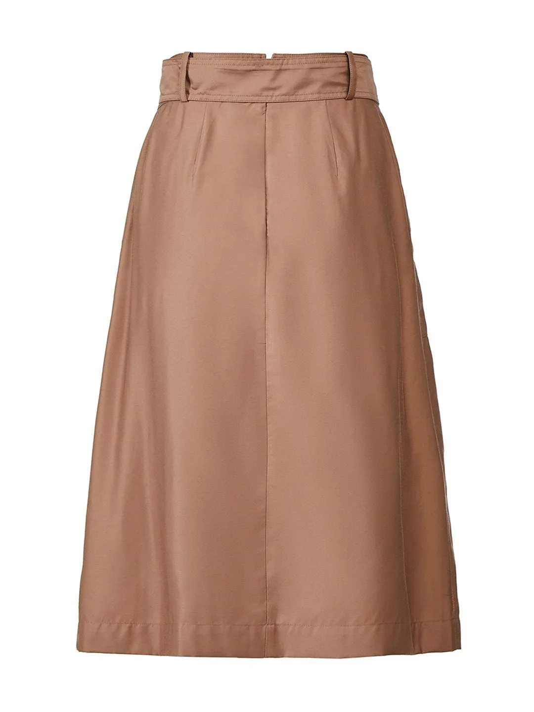 Cargo Midi Skirt in Golden Croissant