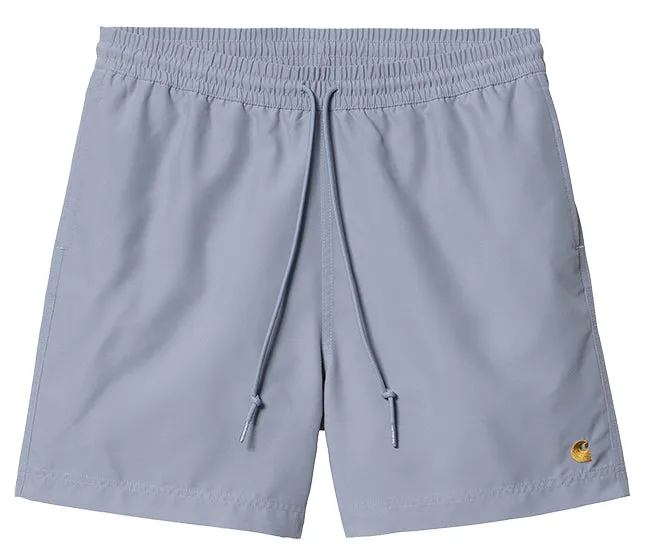 Carhartt WIP Mens Chase Swim Shorts Charm Blue / Gold