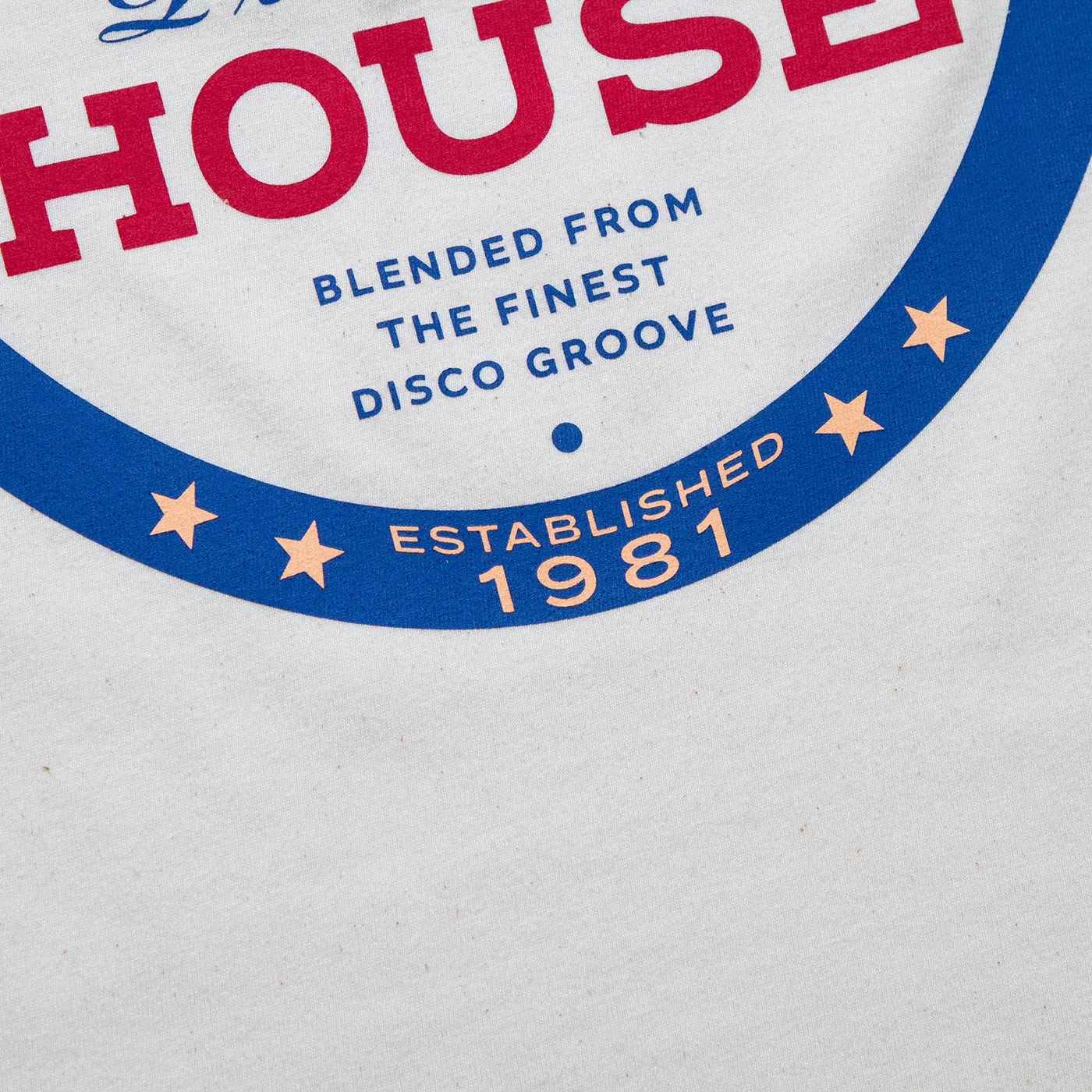 Chicago House Back Print - Tshirt - Natural