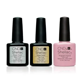 CND - Shellac Combo - Base, Top & Fragrant Freesia