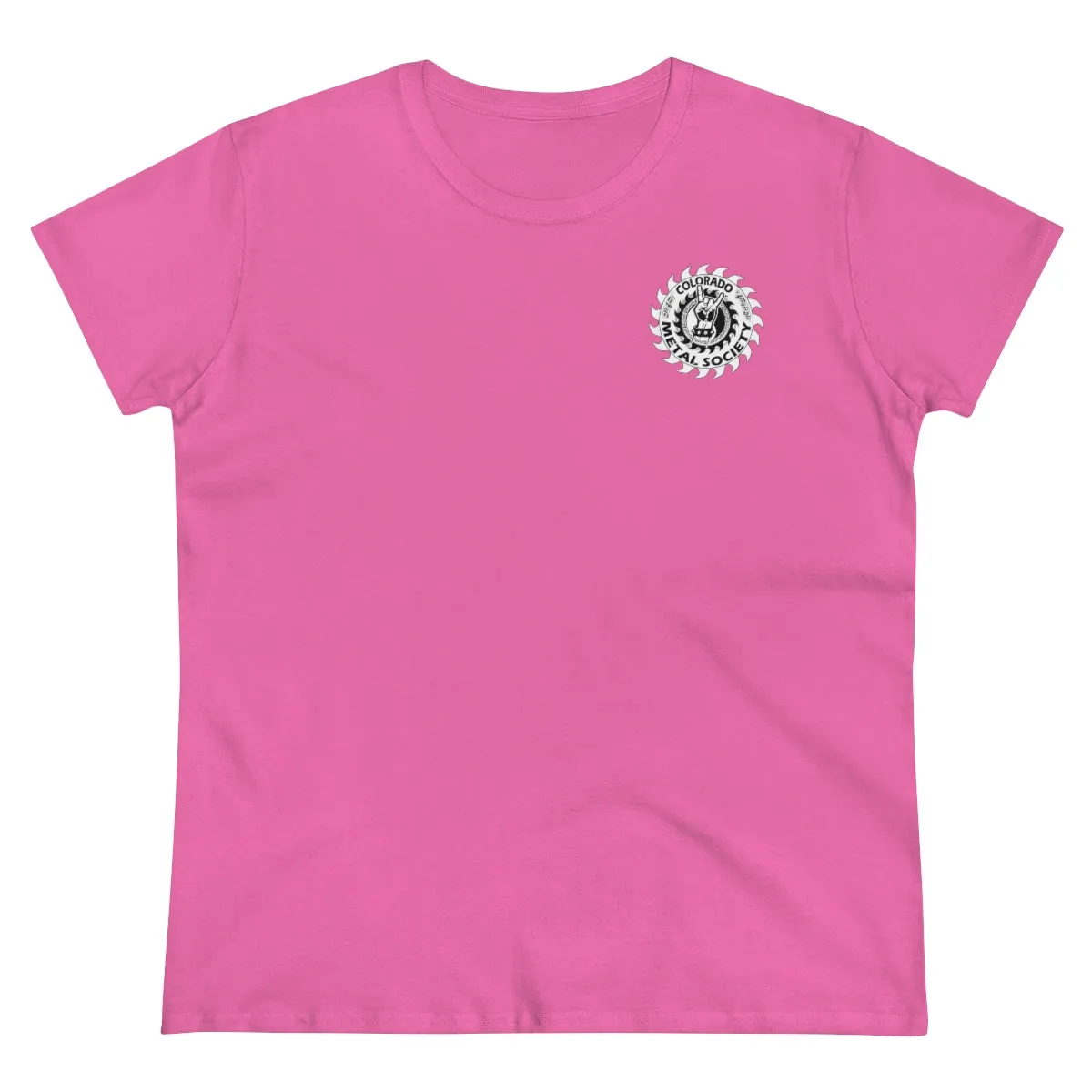 Colorado Metal Society Women's Midweight Cotton Tee