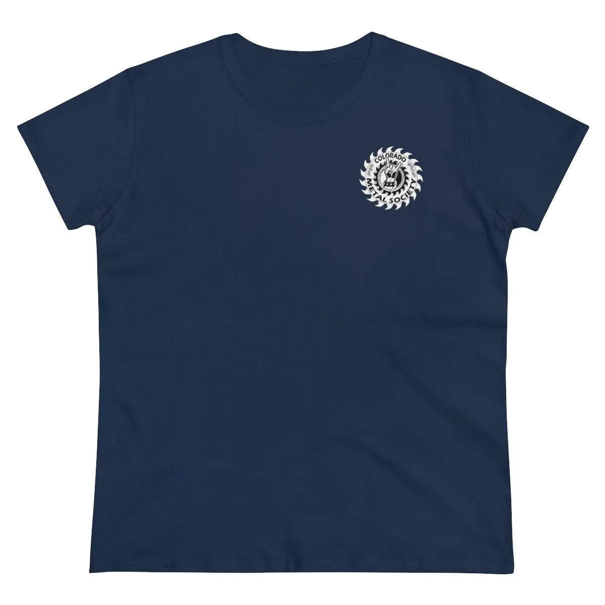 Colorado Metal Society Women's Midweight Cotton Tee