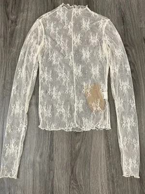 Cream Lace Layering Top