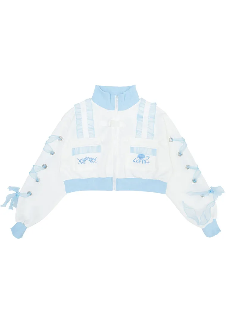 Cyber Jellyfish Cropped Jacket