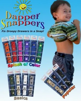 Dapper Snappers Adjustable Toddler Belts