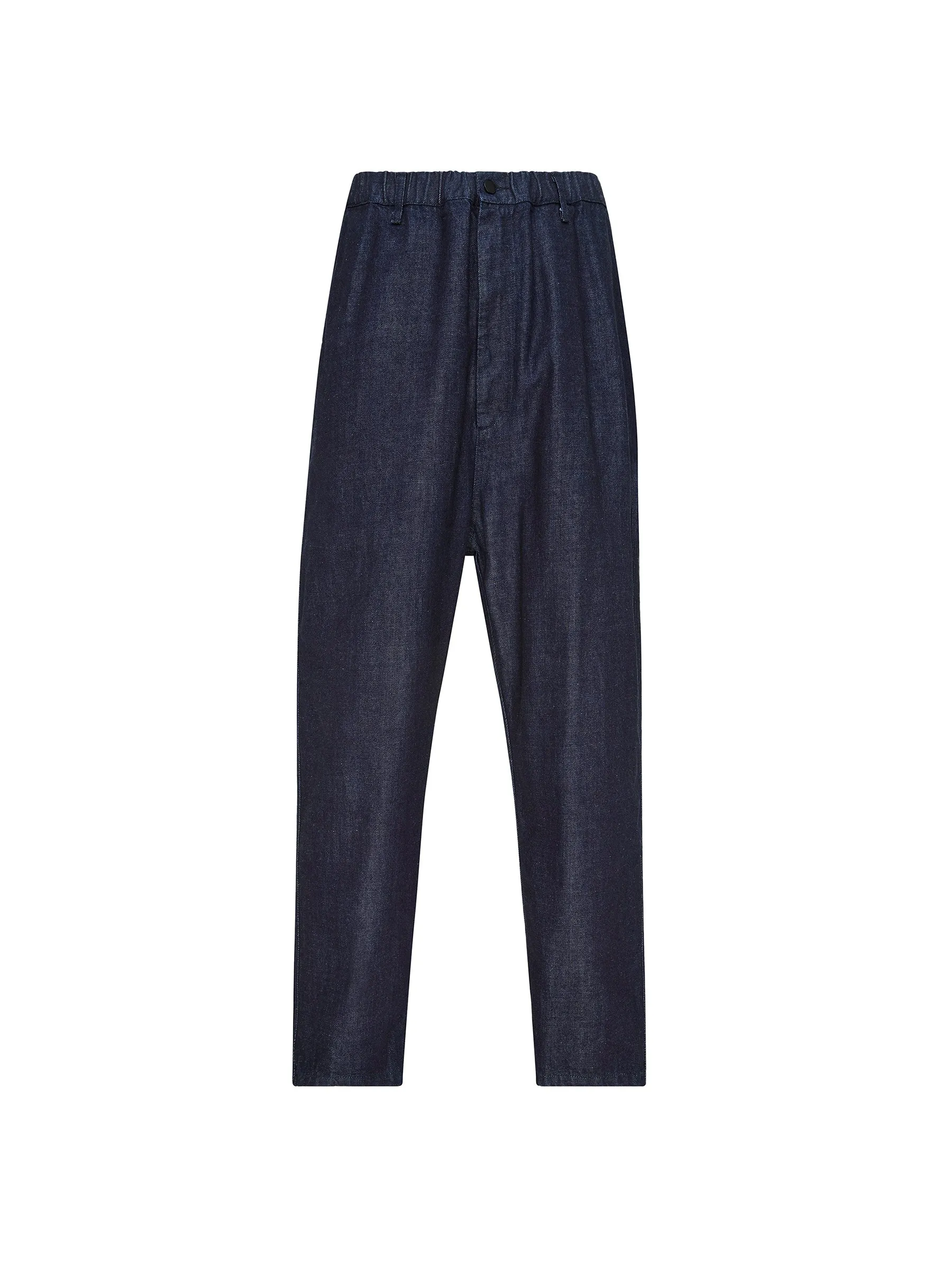 denim lo rise pull on pant