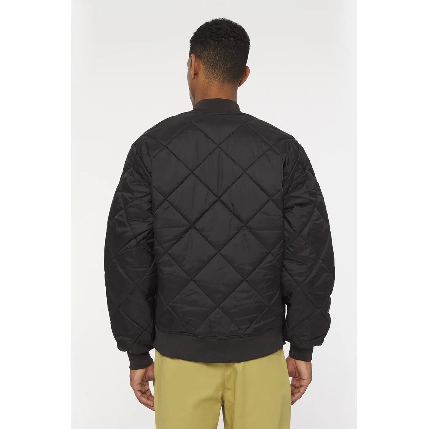 Dickies Diamond Quilted Nylon Jacket  Black