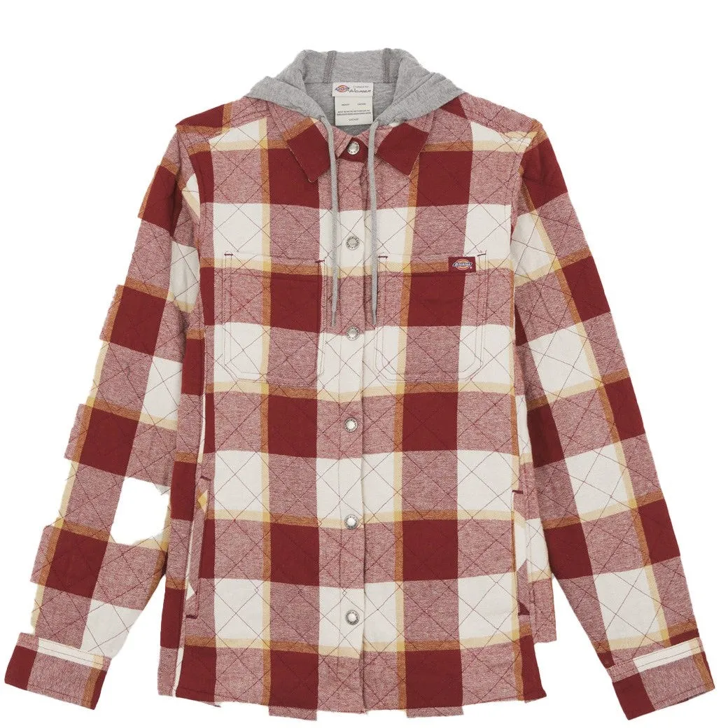 Dickies Flannel Shirt Jacket  Fired Brick