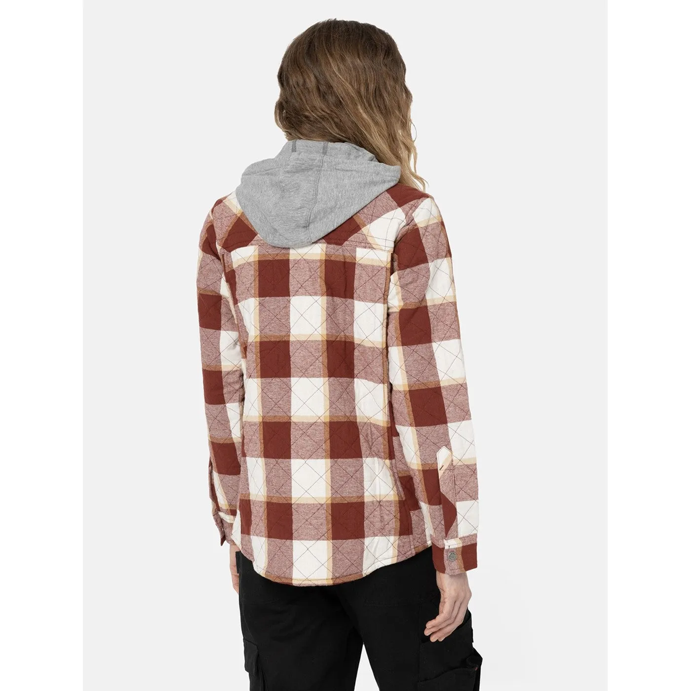 Dickies Flannel Shirt Jacket  Fired Brick