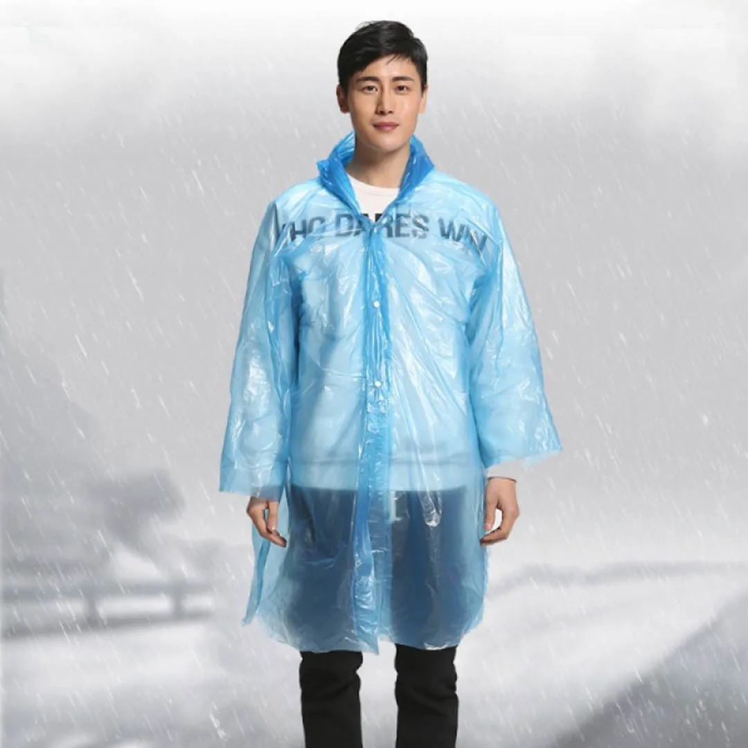 Disposable Thin Transparent Raincoat