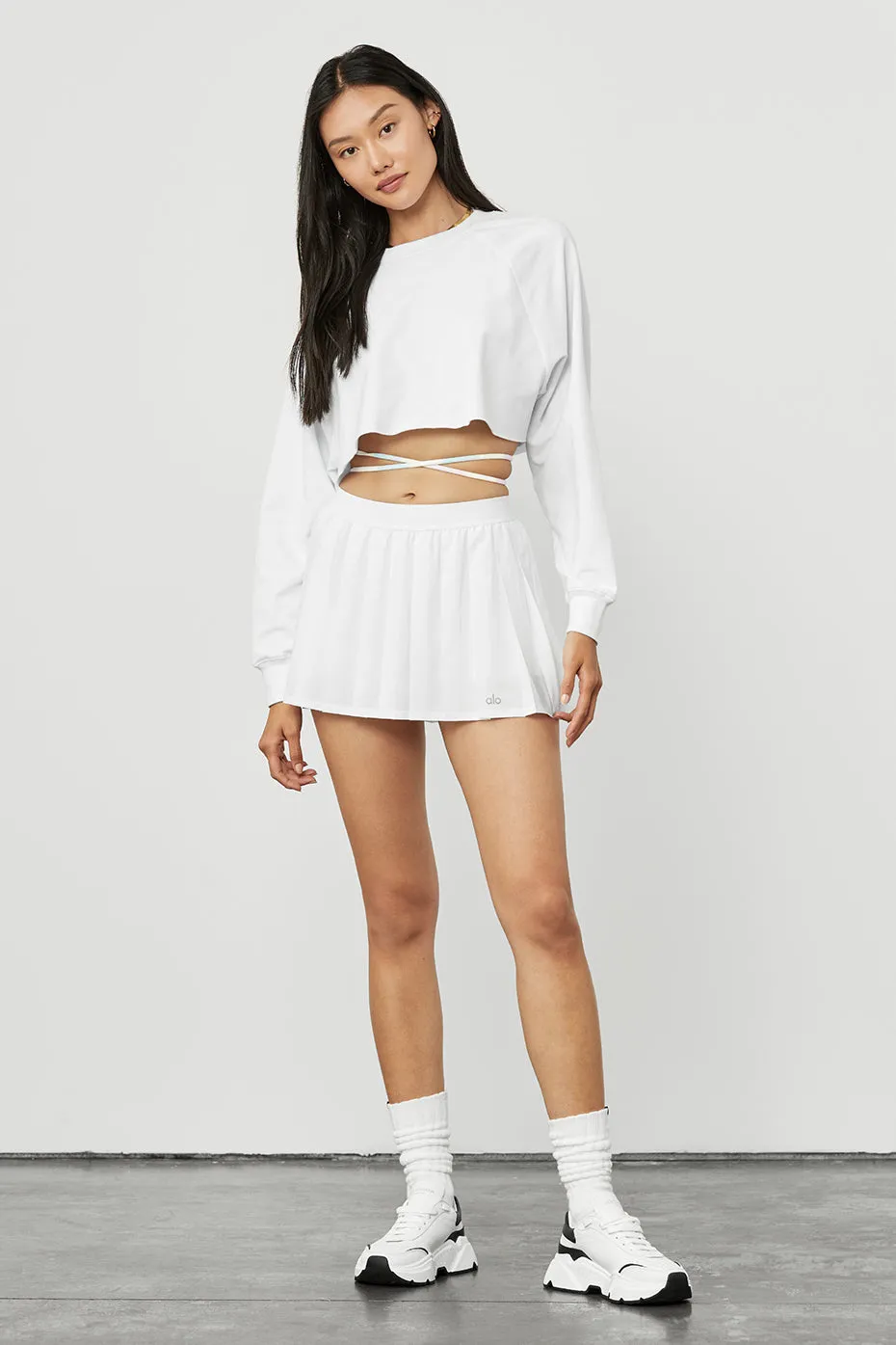 Double Take Pullover - White