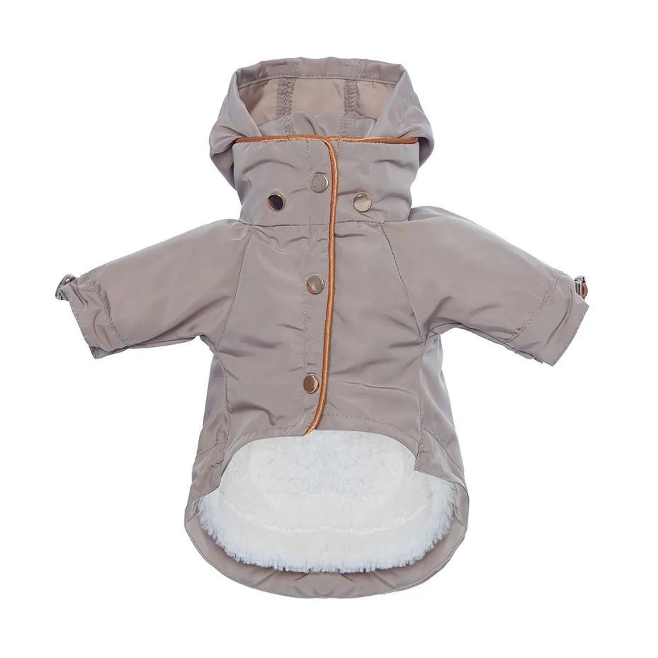 Dual Use Dog Raincoat/Coat Beige